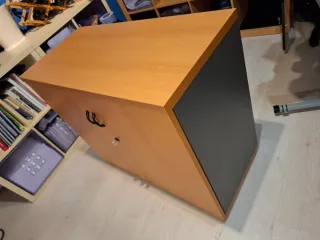 Conjunto de Mesa despacho con cajonera y armario