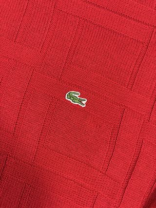Jersey Lacoste Chemise Vintage Rojo Talla 6 XL