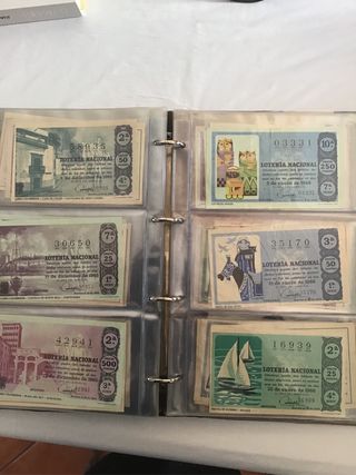 Décimos de lotería nacional