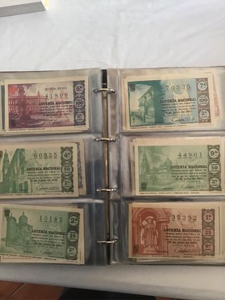 Décimos de lotería nacional