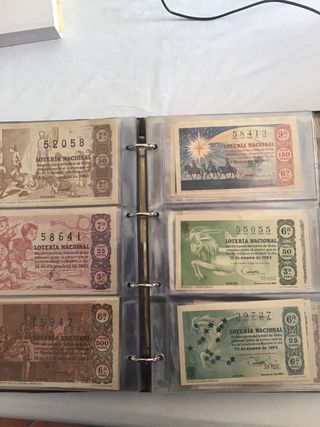 Décimos de lotería nacional