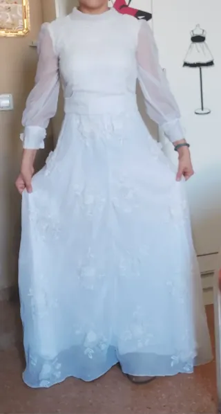 Vestido de Novia Vintage Blanco