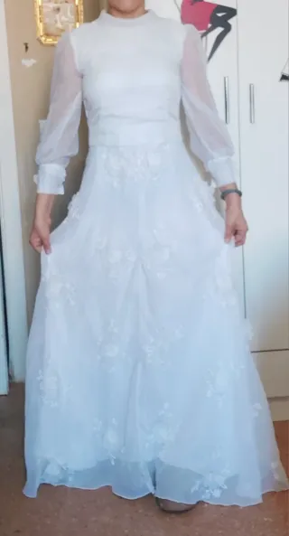 Vestido de Novia Vintage Blanco