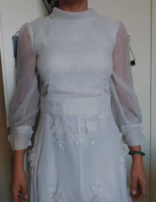 Vestido de Novia Vintage Blanco