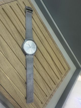Reloj Calvin Klein Plata Malla Acero