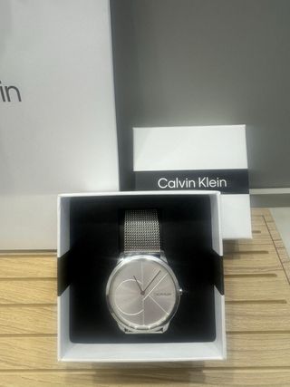 Reloj Calvin Klein Plata Malla Acero