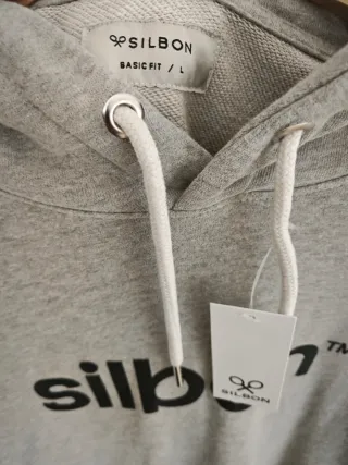 Sudadera Silbon Gris Talla L