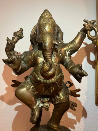 Ganesha de Bronce Danzante