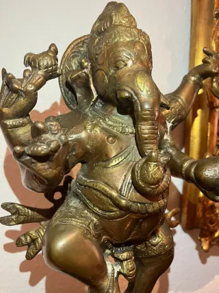 Ganesha de Bronce Danzante