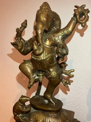 Ganesha de Bronce Danzante