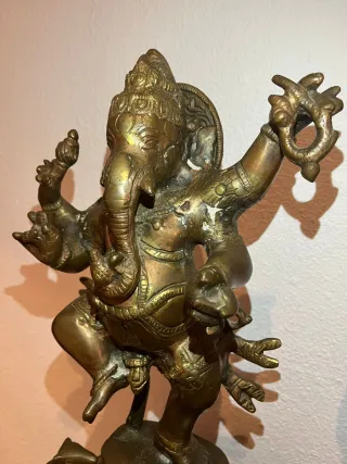 Ganesha de Bronce Danzante