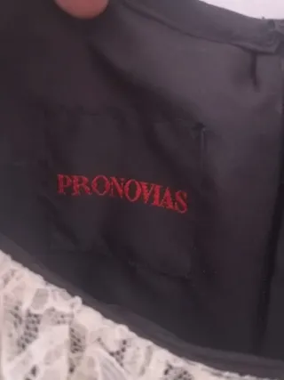 Abito Pronovias Taglia 42 Pelle Pesca