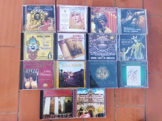 Lote 44 CDs Semana Santa Religiosa 8 euros unidad