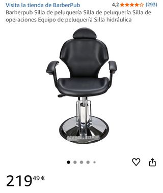 Sillón Barbería Peluquería Hidráulico