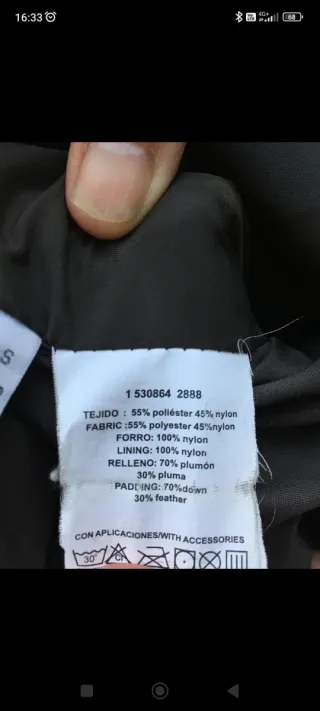 Plumífero mujer Roberto Verino alta calidad.