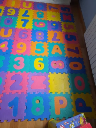Tapete Educativo Números y Letras