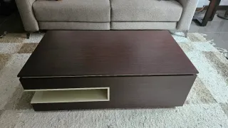 Mesa de centro elevable