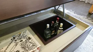 Mesa de centro elevable