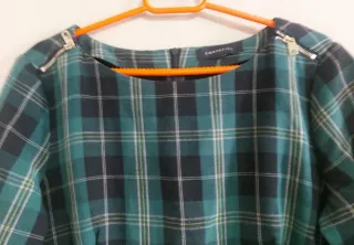 Vestido Cortefiel cuadros