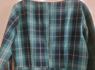 Vestido Cortefiel cuadros