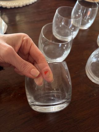 Bicchieri da brandy in cristallo di vetro