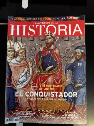 9 números de revista la Aventura de la Historia