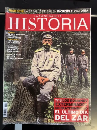 9 números de revista la Aventura de la Historia