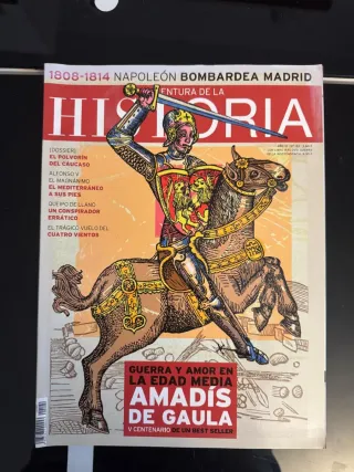 9 números de revista la Aventura de la Historia