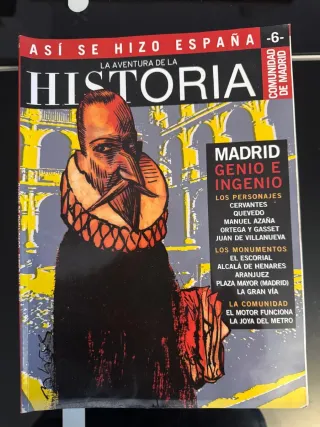 9 números de revista la Aventura de la Historia