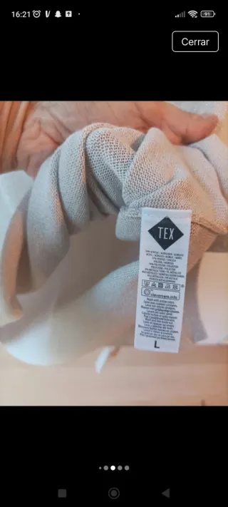 Jersey TEX Metalizado Dorado Talla L