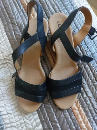 Sandalias Clarks Negras