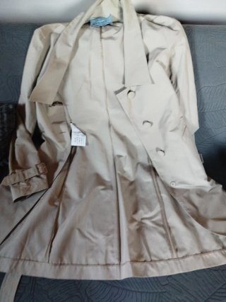 Gabardina Prada Beige