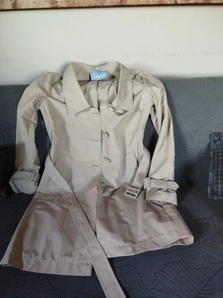 Gabardina Prada Beige