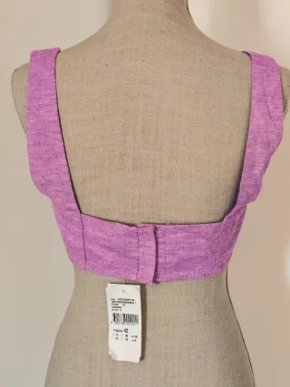 Top corto lilla Motivi