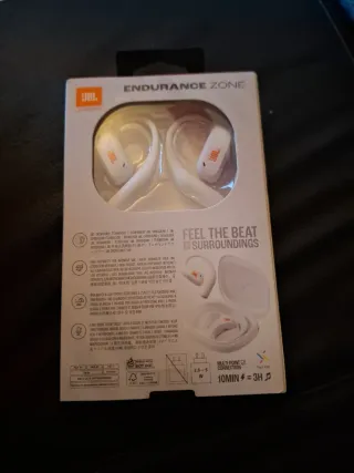 Cuffie JBL Endurance Zone Bianche