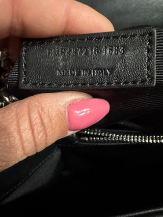 Borsa Saint Laurent media nera