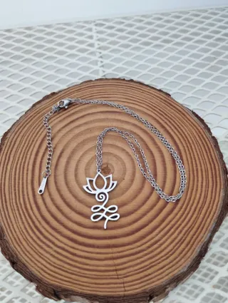 Colgante acero nuevo Flor de Loto