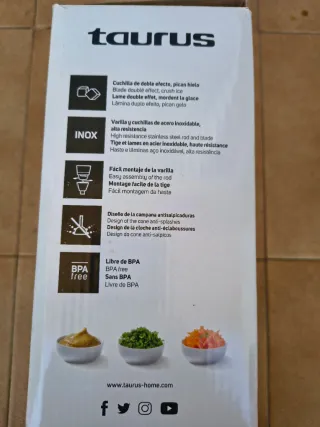 Batidora Taurus BAPI 850 INOX