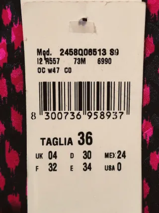 Camicia vintage Motivi anni '80 fantasia