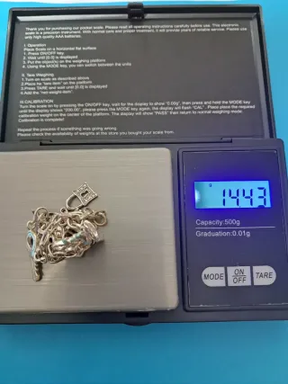 Pulsera Plata Ley con Charms y Circonitas