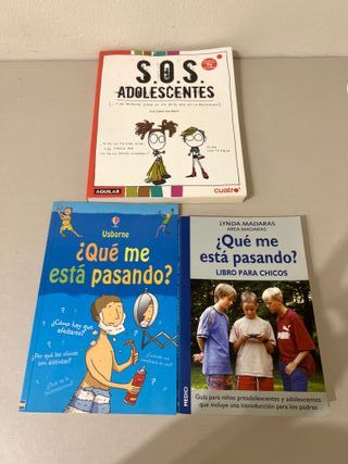 3 Libros adolescencia / educación juvenil