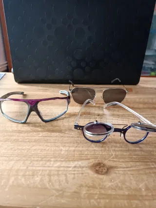 3 gafas diferentes, ideal para disfraces