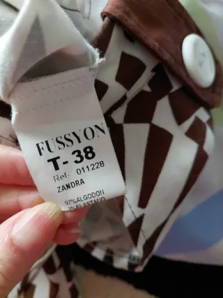 Vestido estampado mujer