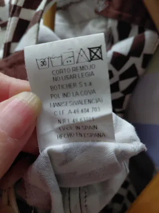 Vestido estampado mujer