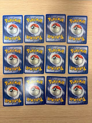 12 Carte Pokemon Fossil Moltres Golduck Magmar