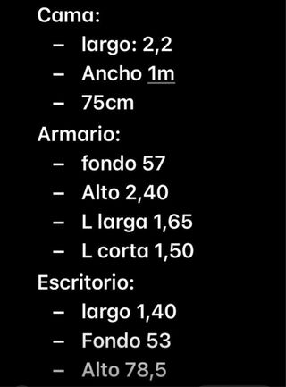 Habitación juvenil completa