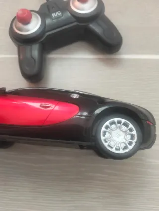 Coche teledirigido Bugatti Negro/Rojo