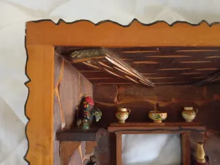 Diorama de madera Madeira