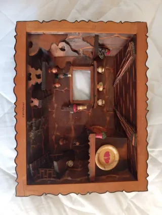 Diorama de madera Madeira