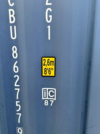 Contenedor Maritimo 2019 20" como nuevo